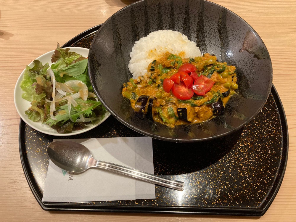 彩り野菜のキーマカレー風